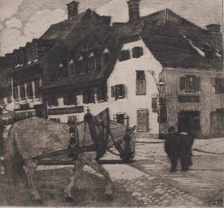 Max von Scherer - Stadtansicht - 1915 - Radierung