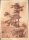 unbekannt - Dunkle Figur unter einem Baum - Anfang 1900 - Radierung