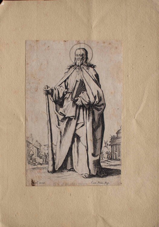 Jacques Callot - Apostel Jakobus der Jüngere - 1631 - Radierung