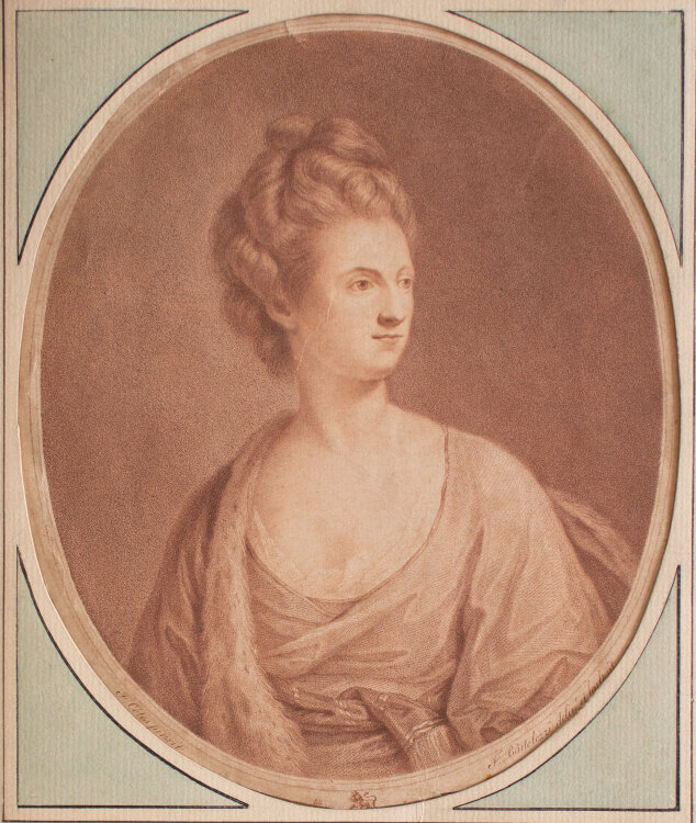 Francesco Bartolozzi - Porträt einer Dame - 1822 -...