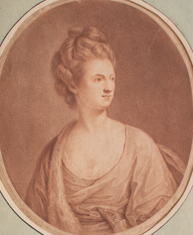 Francesco Bartolozzi - Porträt einer Dame - 1822 - Aquatinta
