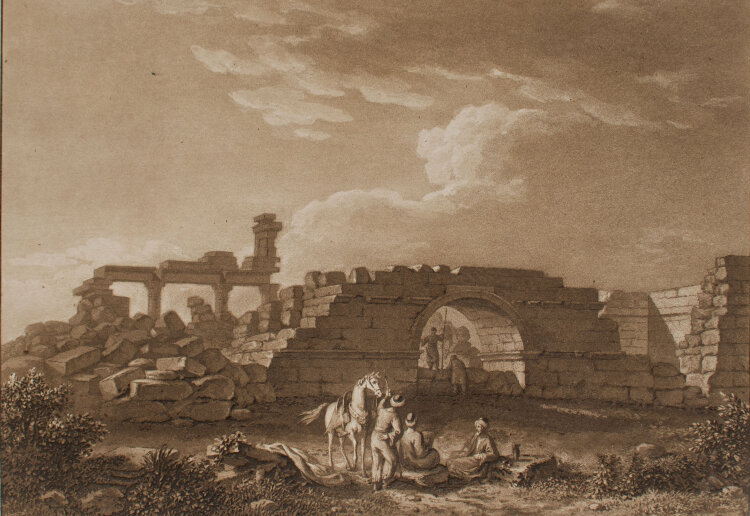 Karl August Senff - Tempel zu Salamen - 1822 - Aquatina