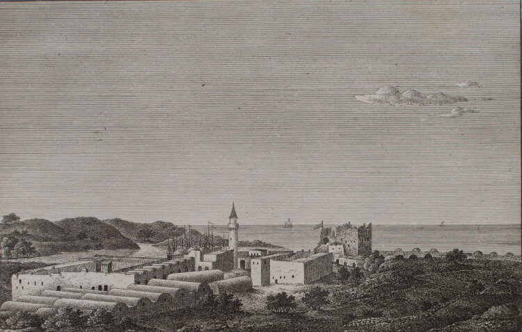 Karl August Senff - Hafen von Latakich sonst Saodicea ad Mare - 1822 - Radierung