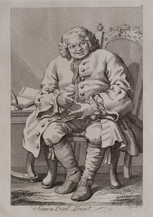 Ernst Ludwig Riepenhausen - Simon Lord Lovat - o.J. - Kupferstich