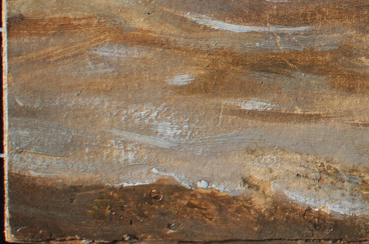 unbekannt - Segelschiff im Sturm - o.J. - Öl auf Papier und Holz