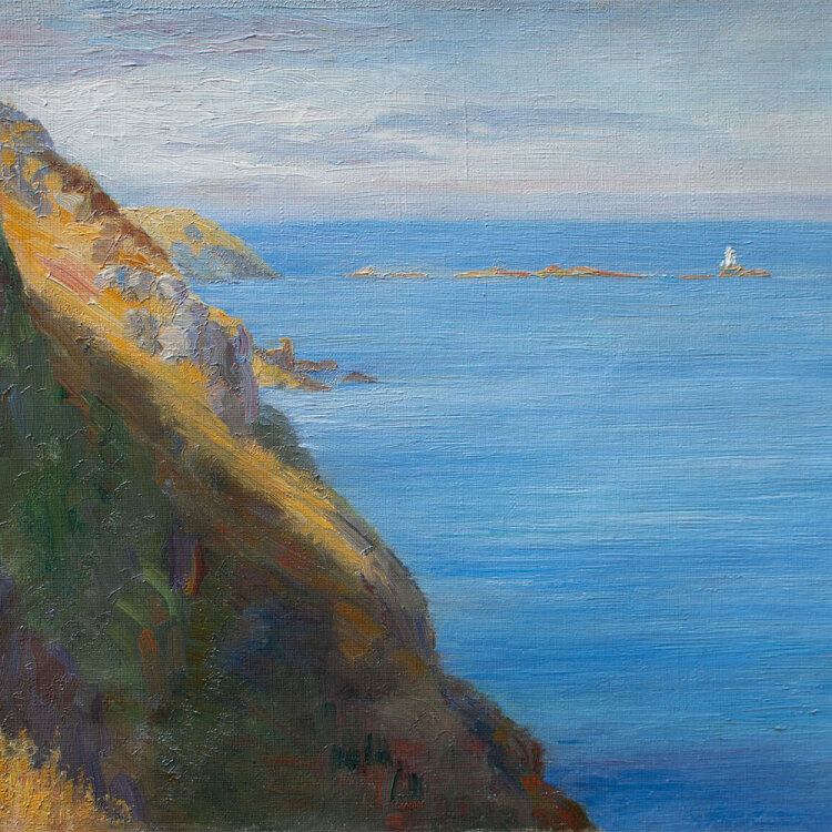 Edmée Masson - Küstenlandschaft - 1913 - Öl auf Leinwand