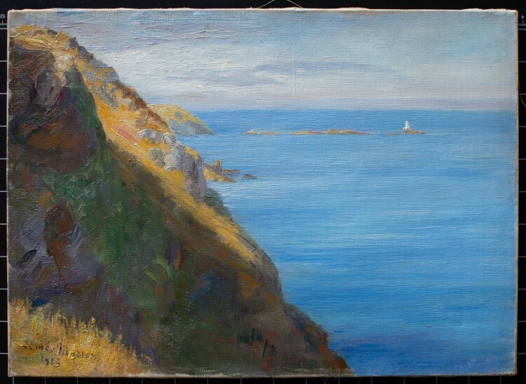 Edmée Masson - Küstenlandschaft - 1913 - Öl auf Leinwand
