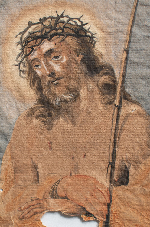 unbekannt - Ecce Homo - o.J. - Aquarell