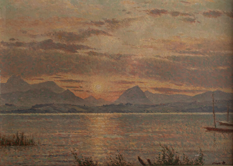 Rudolf Conrad Erich Allwardt - Sonnenuntergang über...