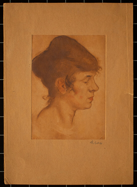 Unbekannt - Frauenporträt - um 1900 - Radierung