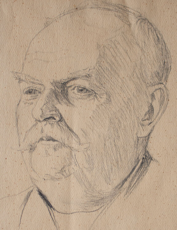 Walter Heyland - Männerbildnis - 1932 - Zeichnung