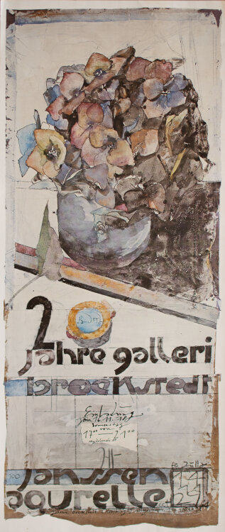 Horst Janssen - 20 Jahre Galerie Brockstedt - 1978 - Offsetdruck