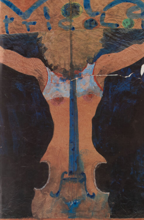 Horst Janssen - Plakat Viola Tricolor - 1977 - Offsetdruck