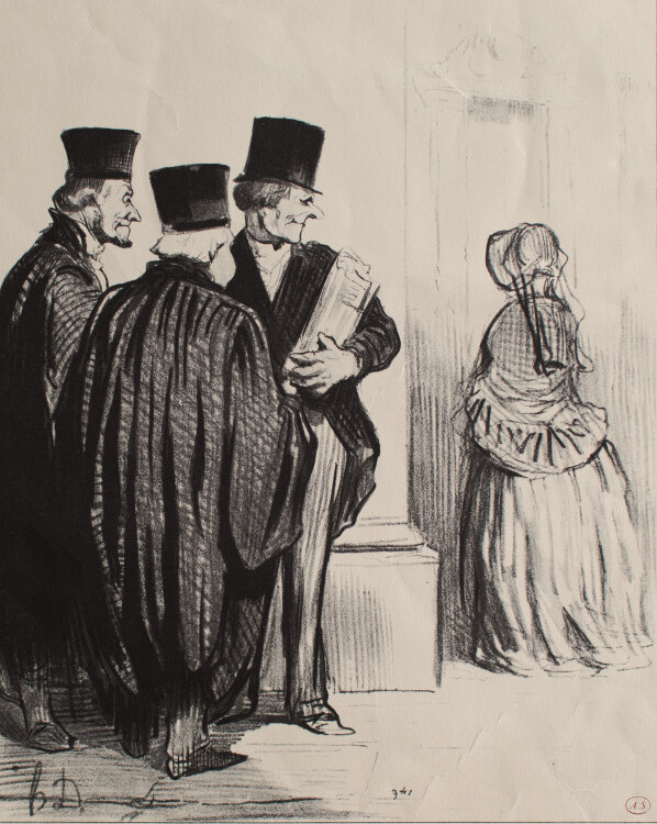 Honore Daumier - Les gens de Justice - o.J. - Lithografie