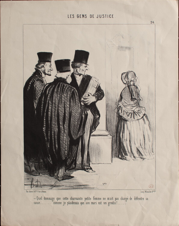 Honore Daumier - Les gens de Justice - o.J. - Lithografie