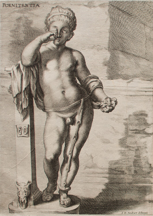 Joachim von Sandrart - Poenitentia - 1676 - Kupferstich