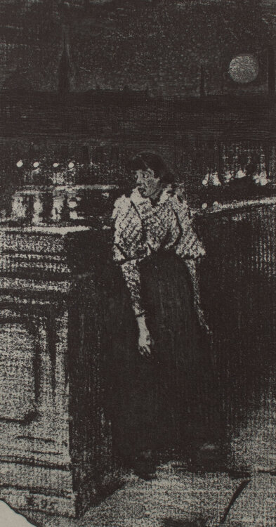 Heinrich Zille - Nacht - 1895 - Radierung