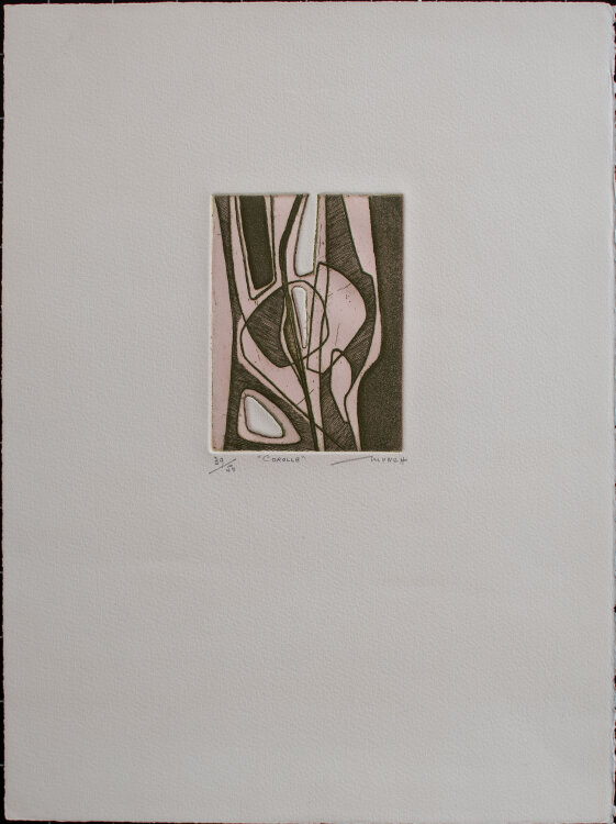 Bernard Munch - Corolle - o.J. - Farbradierung