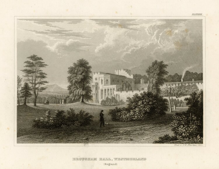 Johann Georg Martini - Brougham Hall, Westmorland - 1847...