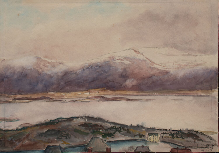 Gerhard Schulte-Dahling - Landschaft Norwegen - 1943 -...