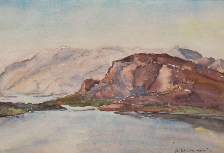 Gerhard Schulte-Dahling - Landschaft Norwegen - o.J. - Aquarell