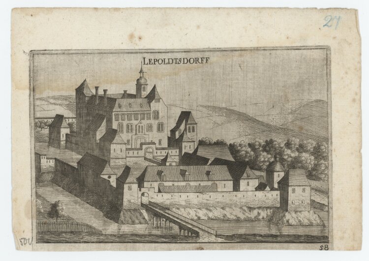 G. M. Vischer - Leopoldsdorf - o.J. - Kupferstich
