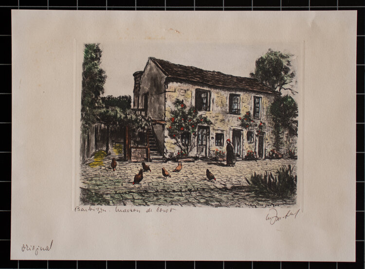 Maurice Jaque - Haus in Corots in Barbizon - o.J. -...