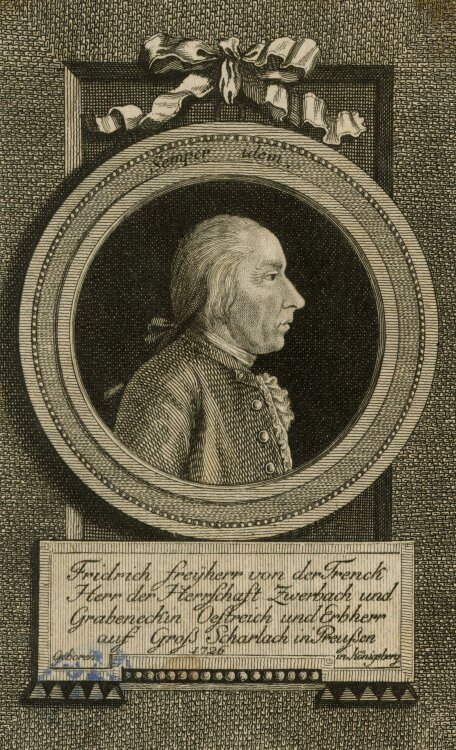 J. Markin - Bildnis des Friedrich von der Trenck - o.J. -...