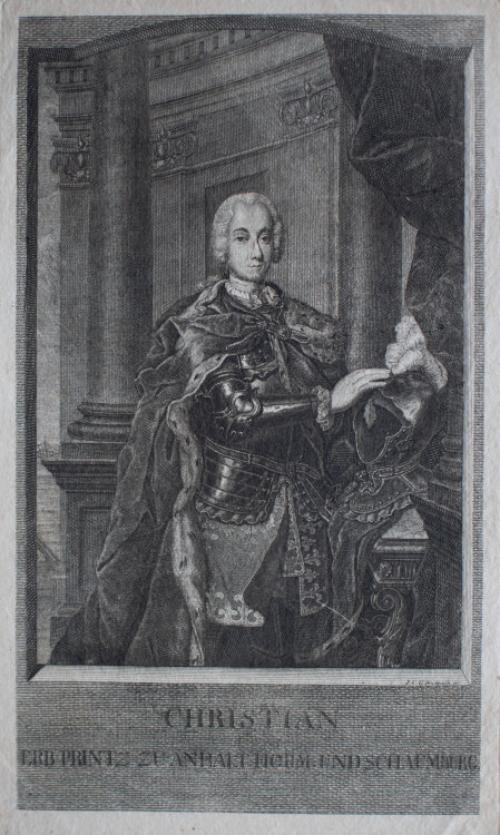 Johann Christian Gottfried Fritzsch - Porträt Prinz...