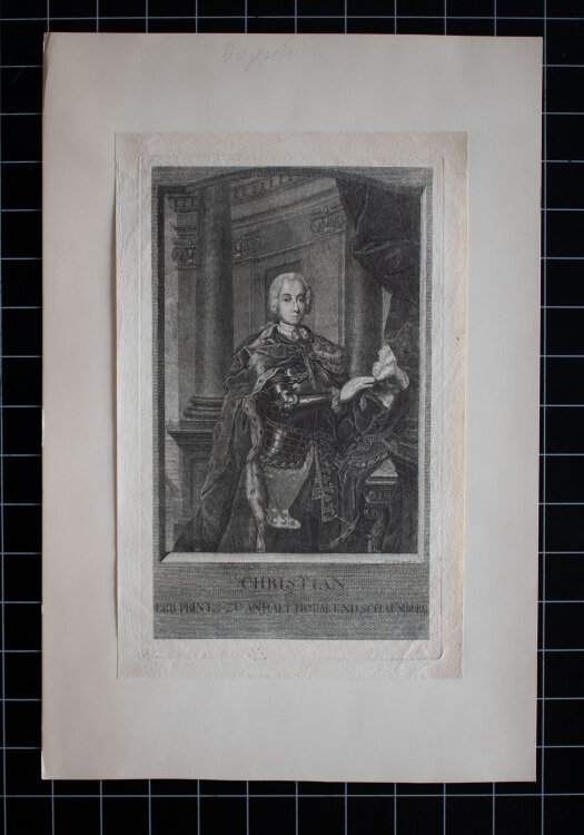 Johann Christian Gottfried Fritzsch - Porträt Prinz...