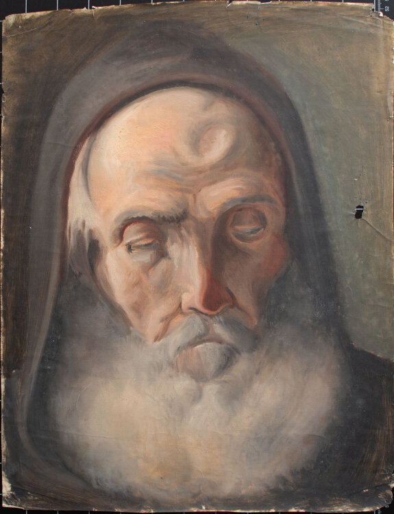 unbekannt - Porträt eines Mönches - o.J. - Öl