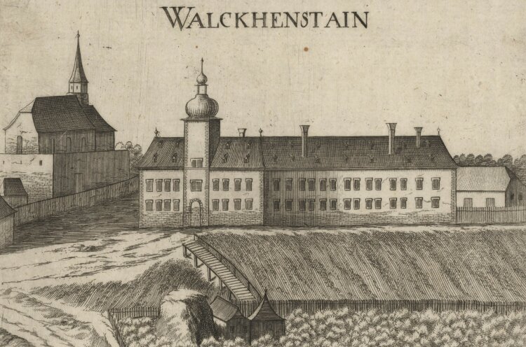Georg Matthäus Vischer - Schloss Walkenstain - 1672 - Kupferstich