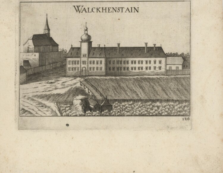 Georg Matthäus Vischer - Schloss Walkenstain - 1672 - Kupferstich