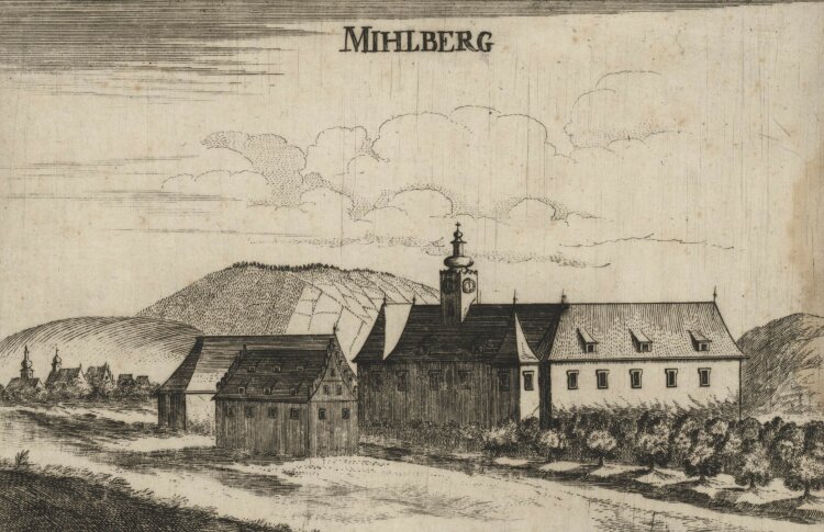 Georg Matthäus Vischer - Schloss Mihlberg - 1672 -...