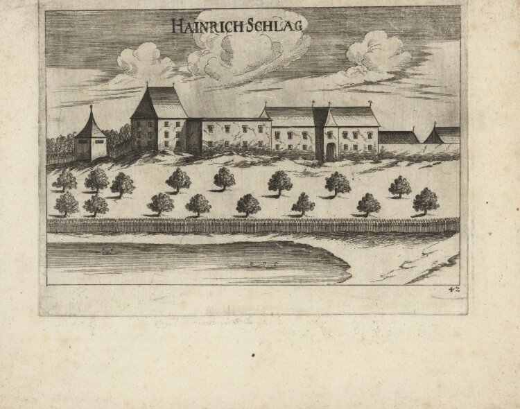 Georg Matthäus Vischer - Schloss Nidernondorff - 1672 - Kupferstich