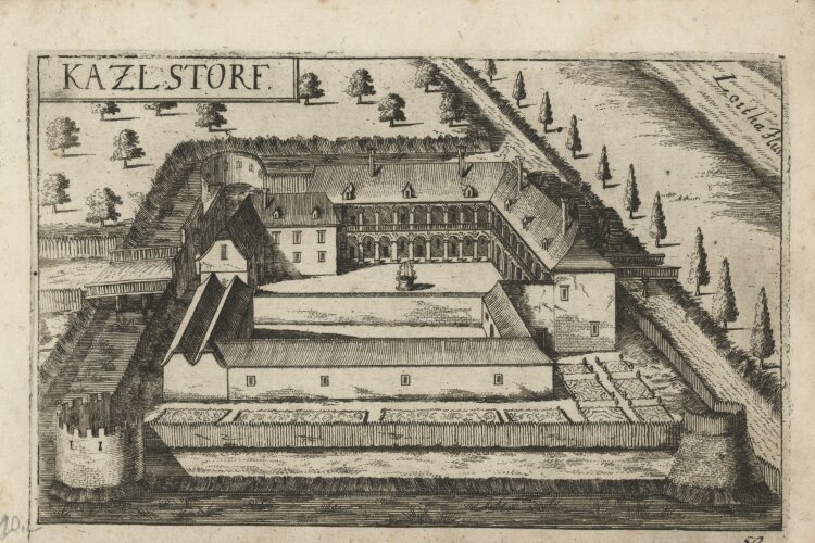 Georg Matthäus Vischer - Schloss Katzelsdorf - 1672 - Kupferstich