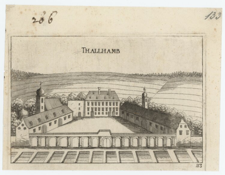 Georg Matthäus Vischer - Schloss Thalheim - 1672 - Kupferstich