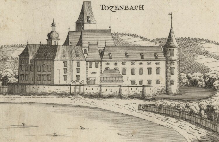 Georg Matthäus Vischer - Schloss Totzenbach - 1672 -...