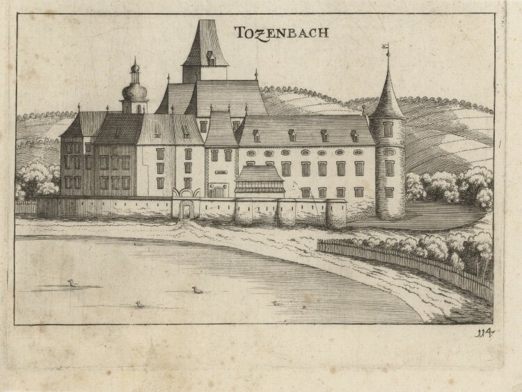Georg Matthäus Vischer - Schloss Totzenbach - 1672 - Kupferstich