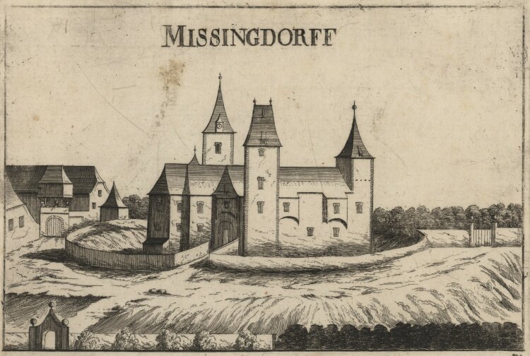 Georg Matthäus Vischer - Feste Missingdorf - 1672 - Kupferstich