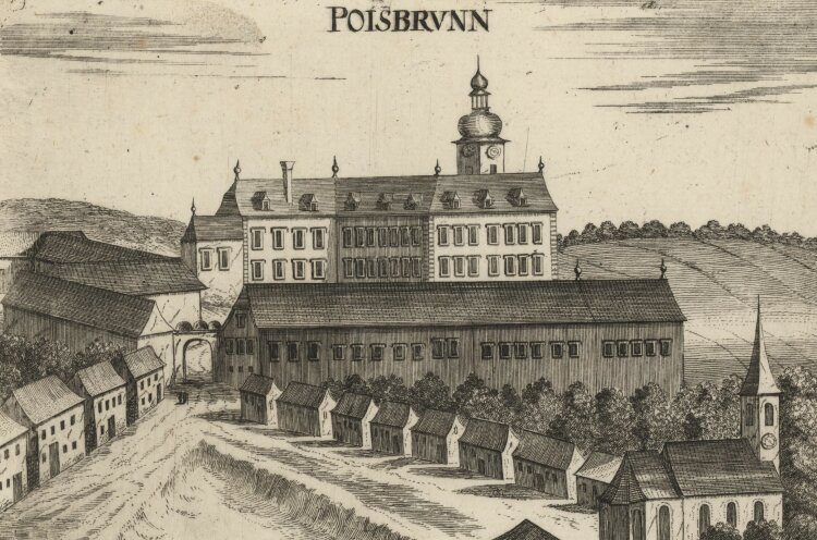 Georg Matthäus Vischer - Schloss Poysbrunn - 1672 - Kupferstich