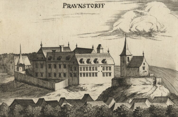 Georg Matthäus Vischer - Schloss Praunstorff - 1672 - Kupferstich