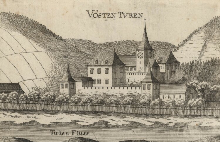 Georg Matthäus Vischer - Schloss Vöstenhof - 1672 - Kupferstich