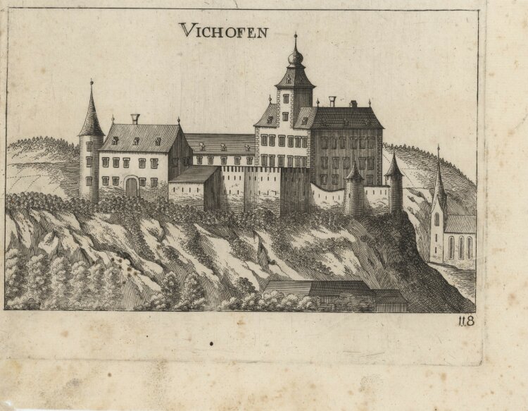 Georg Matthäus Vischer - Schloss Viehofen - 1672 - Kupferstich