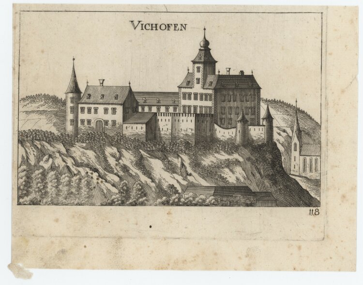 Georg Matthäus Vischer - Schloss Viehofen - 1672 - Kupferstich