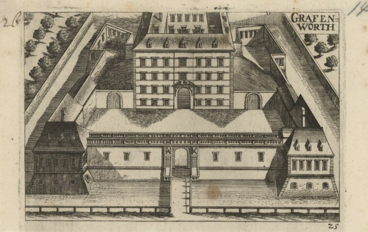 Georg Matthäus Vischer - Schloss Grafenwörth - 1672 - Kupferstich