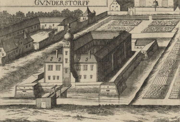 Georg Matthäus Vischer - Schloss Gundersdorf - 1672 - Kupferstich