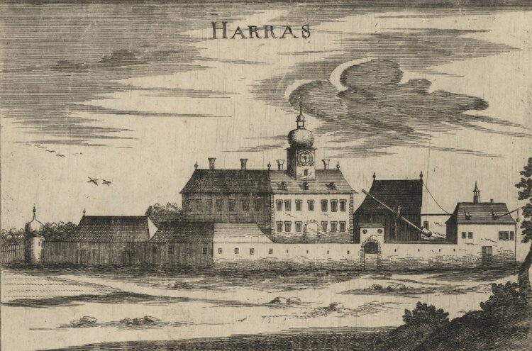 Georg Matthäus Vischer - Schloss Großharras - 1672 - Kupferstich