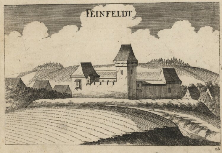 Georg Matthäus Vischer - Veste Feinfeld - 1672 - Kupferstich