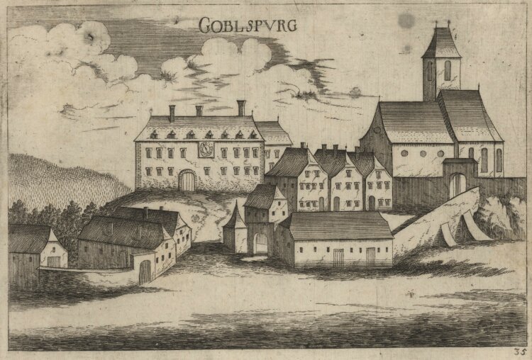 Georg Matthäus Vischer - Schloss Gobelsburg - 1672 -...